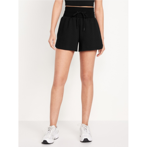 Oldnavy Extra High-Waisted Dynamic Fleece Shorts -- 3.5-inch inseam Hot Deal