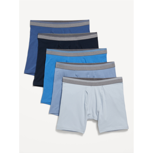 Oldnavy 5-Pack Soft-Washed Boxer Briefs -- 6.25-inch inseam Hot Deal