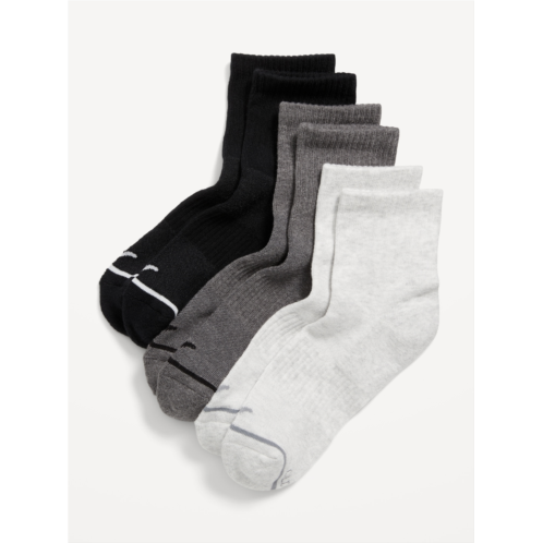 Oldnavy 3-Pack Athletic Quarter Crew Socks for Women