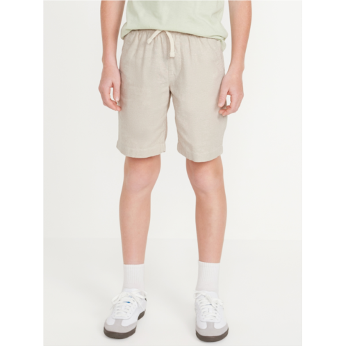 Oldnavy Knee Length Linen-Blend Shorts for Boys Hot Deal