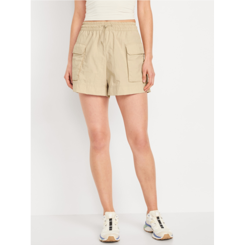 Oldnavy High-Waisted Cargo Utility Shorts -- 5-inch inseam Hot Deal