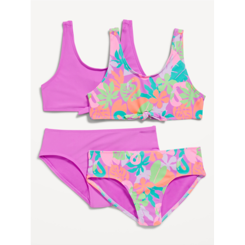 Oldnavy Tie-Front Bikini Swim Set 2-Pack for Girls Hot Deal