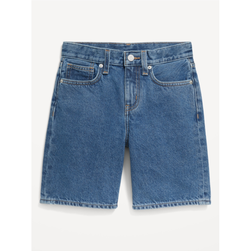 Oldnavy Knee Length Baggy Non-Stretch Jean Shorts for Boys Hot Deal