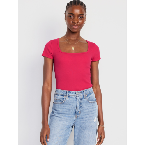 Oldnavy Fitted Square-Neck T-Shirt