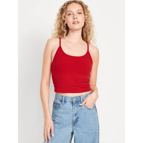 Oldnavy Fitted Ultra-Crop Ribbed Cami