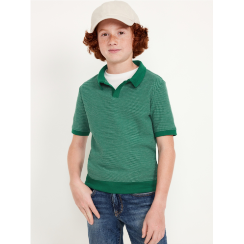 Oldnavy Short-Sleeve Knit Polo Shirt for Boys Hot Deal