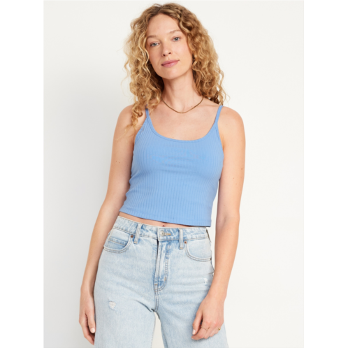Oldnavy Fitted Ultra-Crop Ribbed Cami