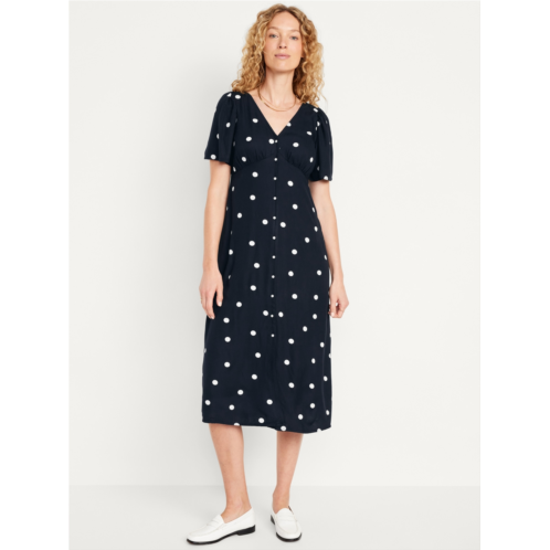 Oldnavy Waist-Defined Midi Dress