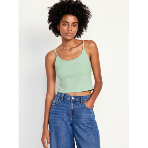 Oldnavy Fitted Ultra-Crop Ribbed Cami Hot Deal