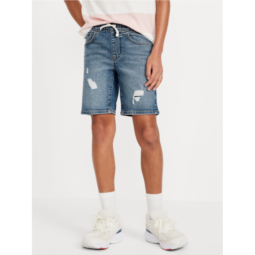Oldnavy Knee Length 360° Stretch Pull-On Jean Shorts for Boys Hot Deal