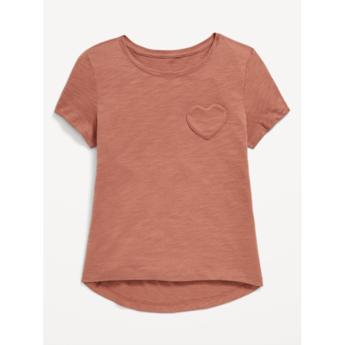 Oldnavy Softest Heart-Pocket T-Shirt for Girls