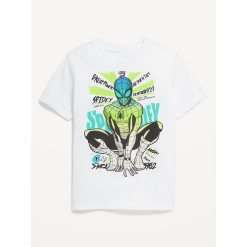 Oldnavy Marvel Spider-Man Gender-Neutral Graphic T-Shirt for Kids Hot Deal