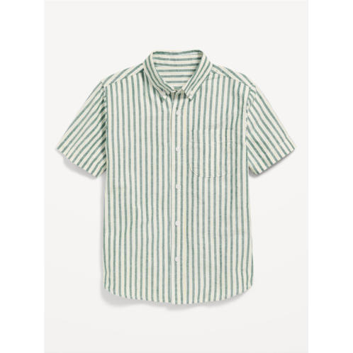 Oldnavy Short-Sleeve Striped Oxford Shirt for Boys