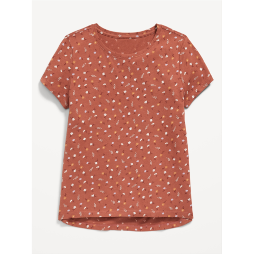 Oldnavy Softest Printed Short-Sleeve T-Shirt for Girls