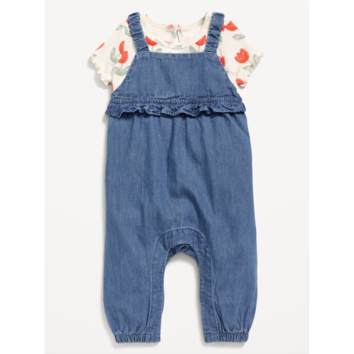 Oldnavy Little Navy Organic-Cotton T-Shirt and Jumpsuit Set for Baby