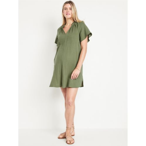 Oldnavy Maternity Short Sleeve Swing Dress Hot Deal