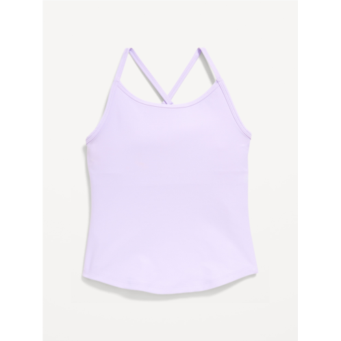 Oldnavy PowerSoft Fitted Cross-Back Tank Top for Girls Hot Deal