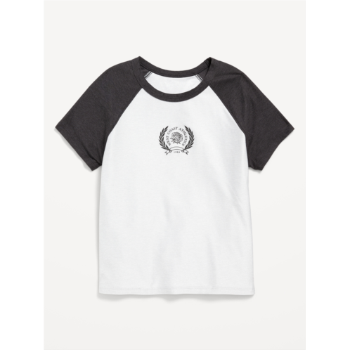 Oldnavy Cloud 94 Soft Raglan-Sleeve T-Shirt for Girls Hot Deal