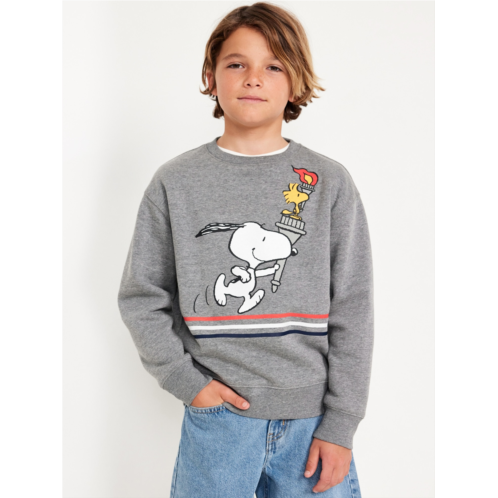 Oldnavy Peanuts Gender-Neutral Crew-Neck Sweatshirt for Kids