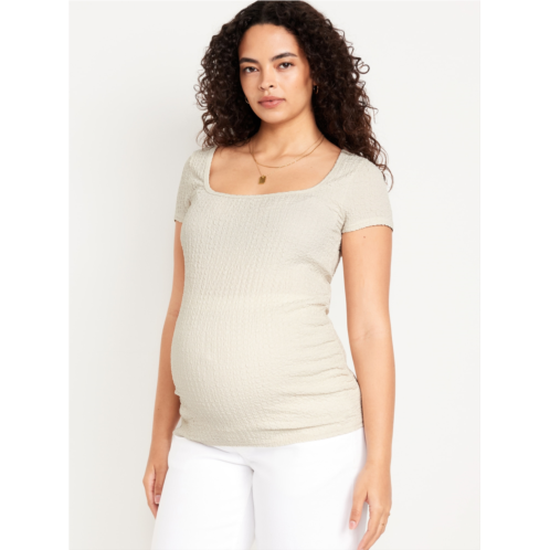 Oldnavy Maternity Short Sleeve Crinkle Gauze Top Hot Deal