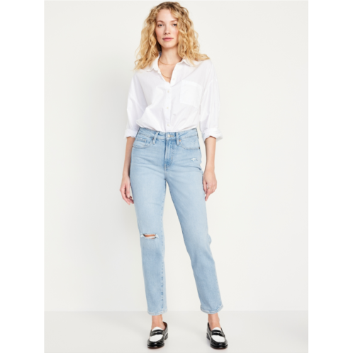 Oldnavy High-Waisted OG Straight Ankle Jeans