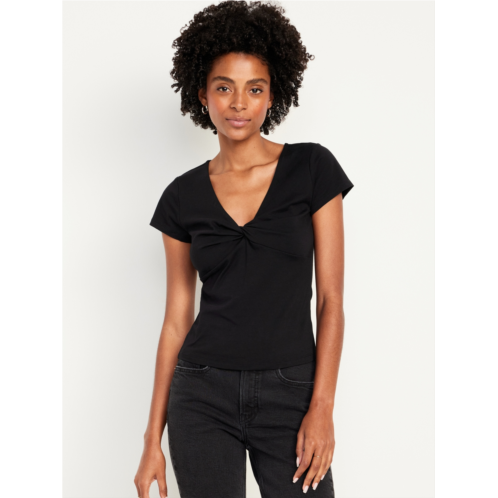 Oldnavy Fitted Twist-Front Top