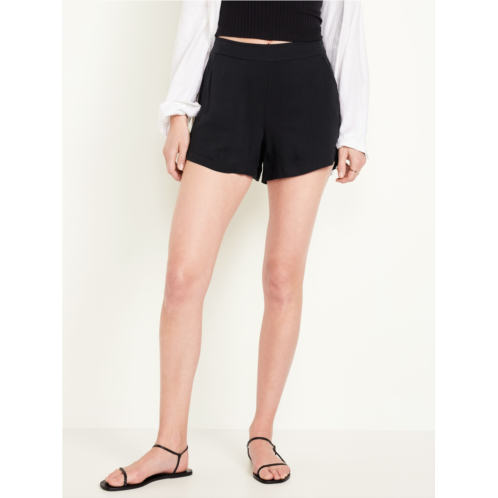Oldnavy High-Waisted Playa Shorts -- 4-inch inseam