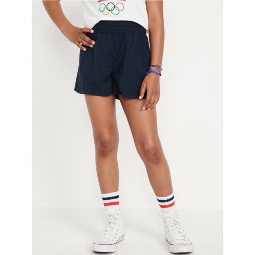 Oldnavy High-Waisted StretchTech Zip-Pocket Shorts for Girls