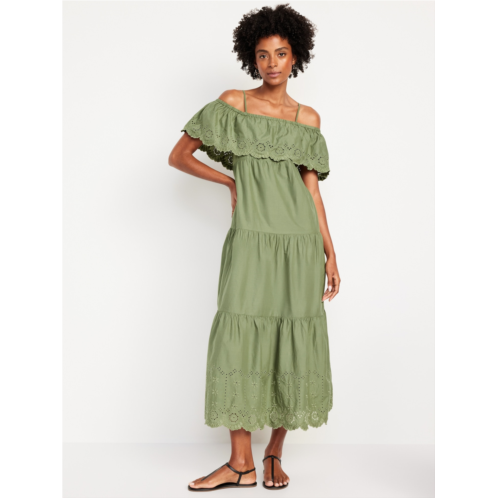 Oldnavy Cold Shoulder Maxi Swing Dress