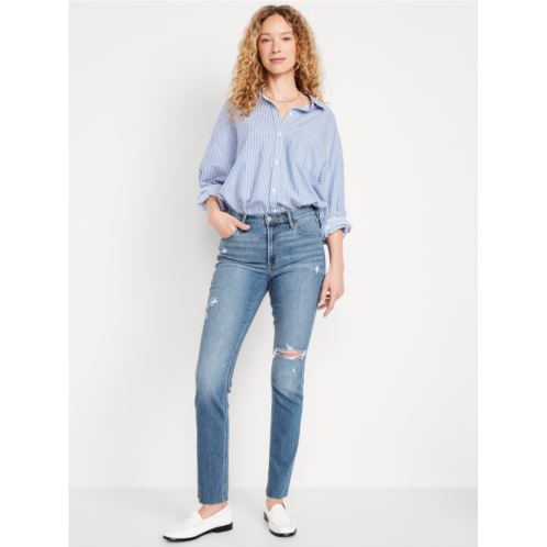 Oldnavy High-Waisted Wow Straight Jeans