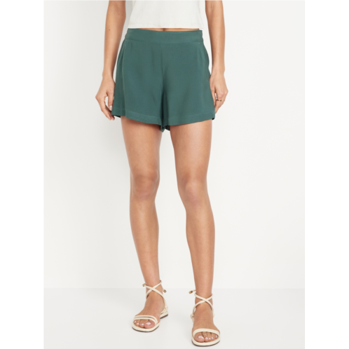 Oldnavy High-Waisted Playa Shorts -- 4-inch inseam