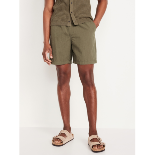 Oldnavy Seersucker Jogger Shorts -- 7-inch inseam