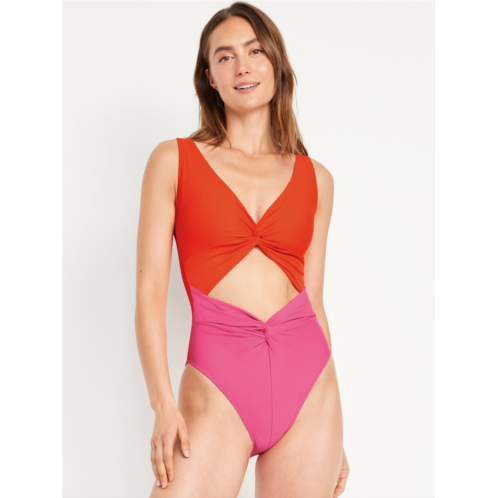 Oldnavy Cutout One-Piece Swimsuit Hot Deal