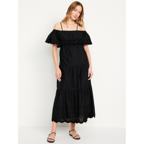 Oldnavy Cold Shoulder Maxi Swing Dress