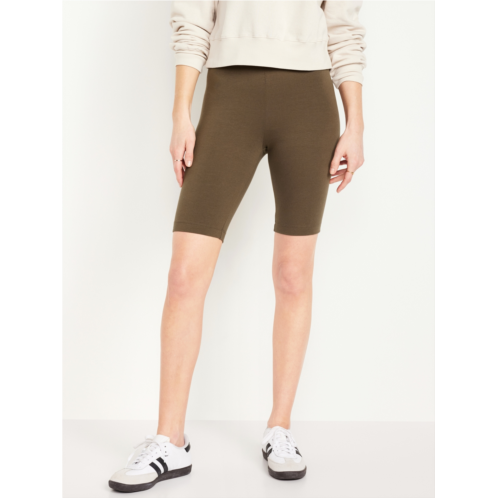 Oldnavy High-Waisted Biker Shorts -- 10-inch inseam Hot Deal