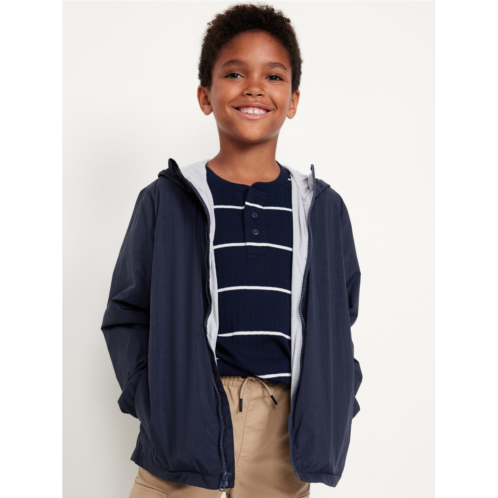 Oldnavy Hooded Zip-Front Water-Resistant Jacket for Boys