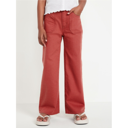 Oldnavy High-Waisted Baggy Wide-Leg Jeans for Girls