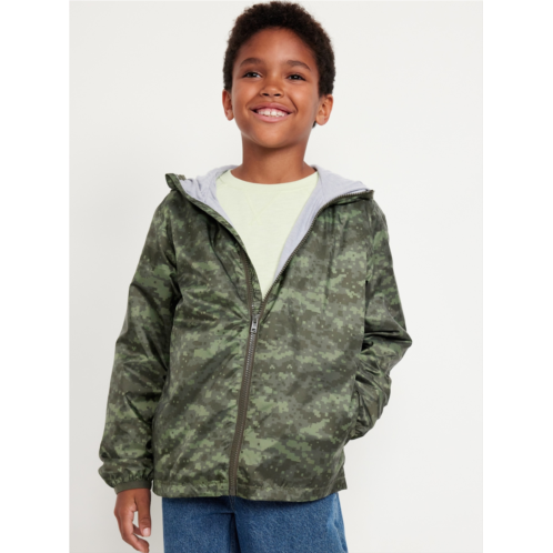 Oldnavy Hooded Zip-Front Water-Resistant Jacket for Boys