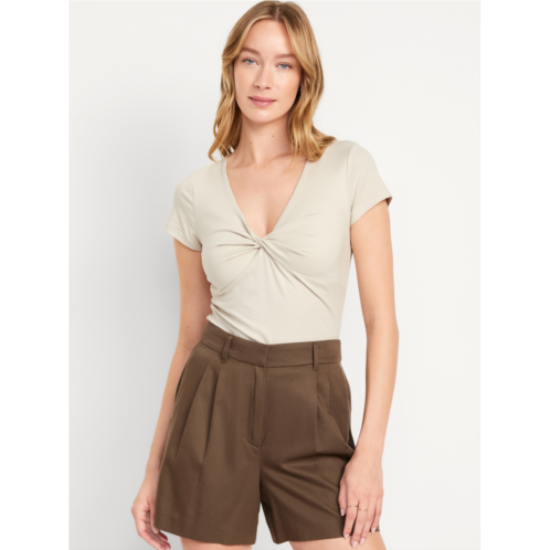 Oldnavy Fitted Twist-Front Top