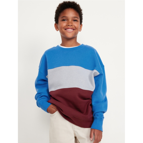 Oldnavy Oversized Crew-Neck Sweatshirt for Boys