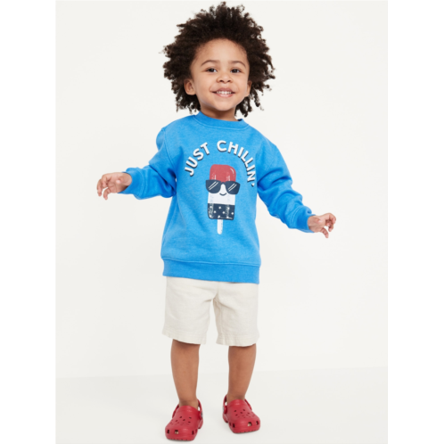Oldnavy Oversized Crew-Neck Sweatshirt for Toddler Boys