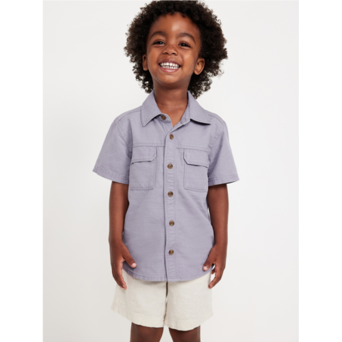 Oldnavy Short-Sleeve Utility Pocket Shirt for Toddler Boys