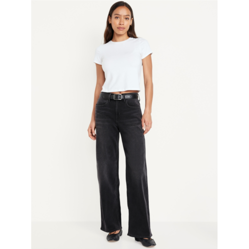 Oldnavy High-Waisted Wow Wide-Leg Jeans