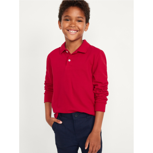 Oldnavy School Uniform Long-Sleeve Polo Shirt for Boys