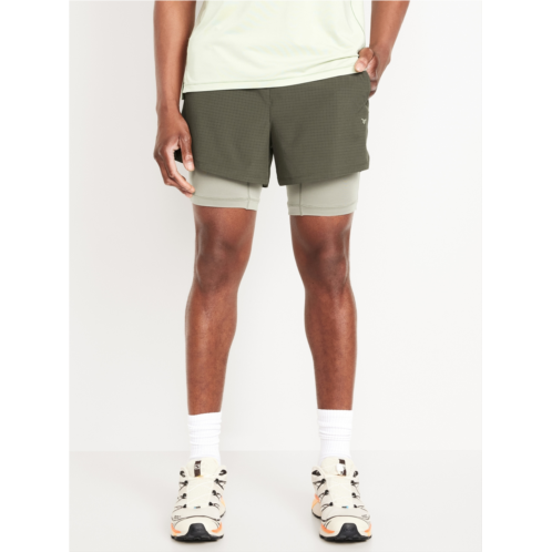 Oldnavy 2-in-1 Trail Shorts -- 4-inch inseam