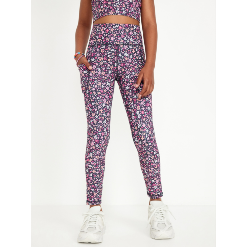 Oldnavy High-Waisted PowerSoft Side-Pocket Leggings for Girls