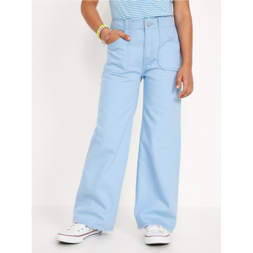 Oldnavy High-Waisted Baggy Wide-Leg Jeans for Girls