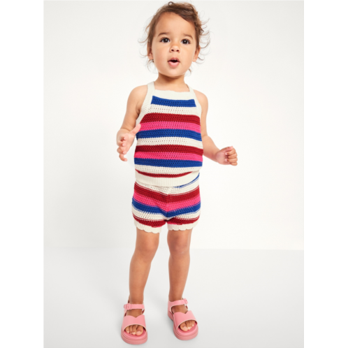 Oldnavy Sleeveless Sweater-Knit Tank and Shorts Set for Baby