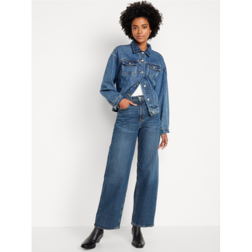 Oldnavy Extra High-Waisted Wide-Leg Jeans