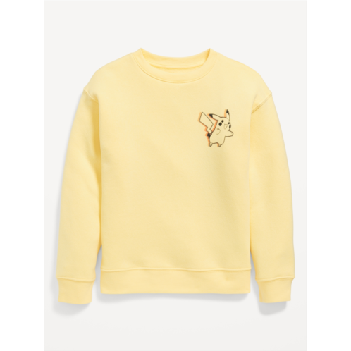Oldnavy Pokemon Gender-Neutral Crew-Neck Sweatshirt for Kids Hot Deal